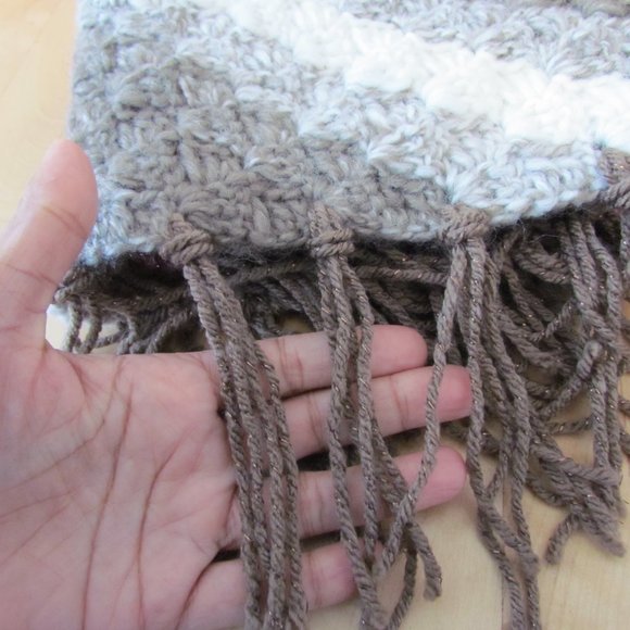 Taller de ABU handmade Crochet Shawl (Pink, Pardo - Picture 12 of 12